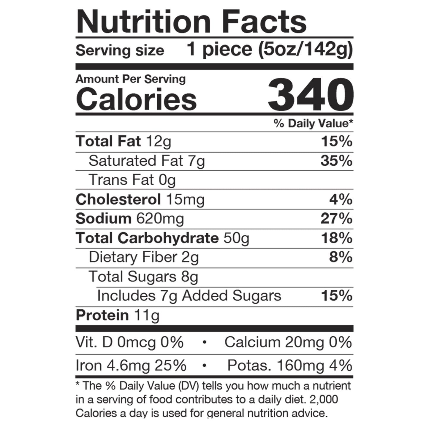 Golden Krust Mild Beef Jamaican Frozen Appetizer Patties, 1ct, 5oz (142g)