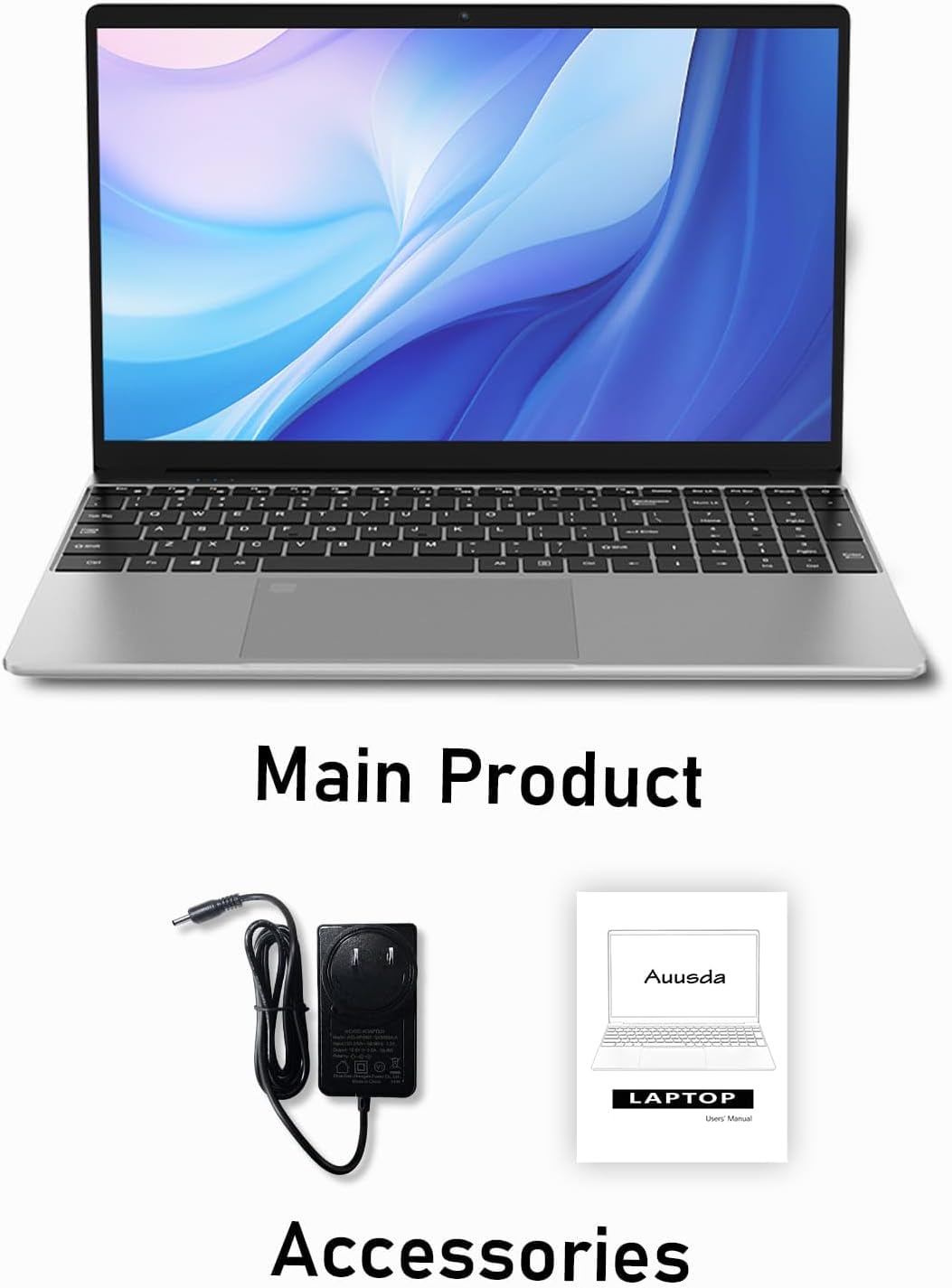 Auusda 15.6" FHD Laptop: N95, 16GB RAM, 1TB NVMe, Win11 Pro