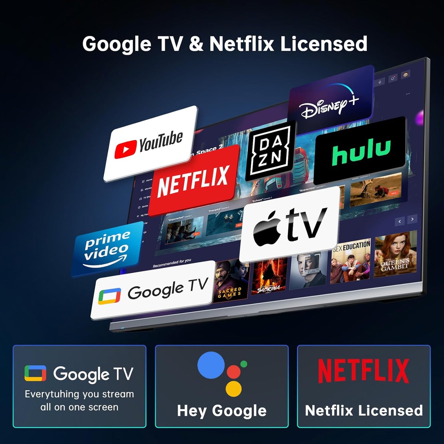 KTC 32-inch 4K UHD Smart Monitor with Google TV & HDR
