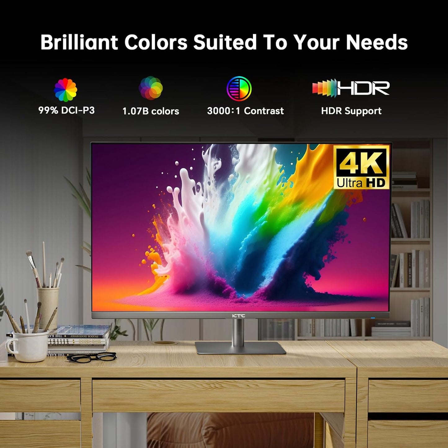 KTC 32-inch 4K UHD Smart Monitor with Google TV & HDR