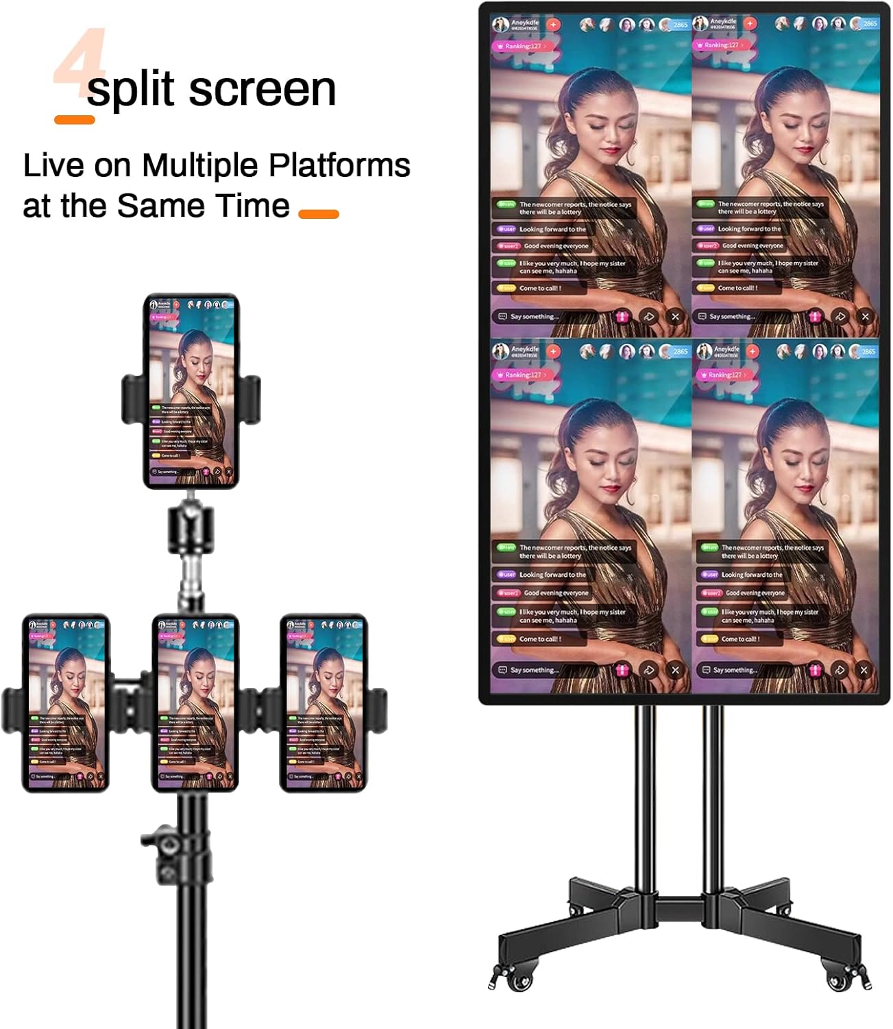 JYXOIHUB 49-inch Interactive Smart Board for Classroom & Live Streaming