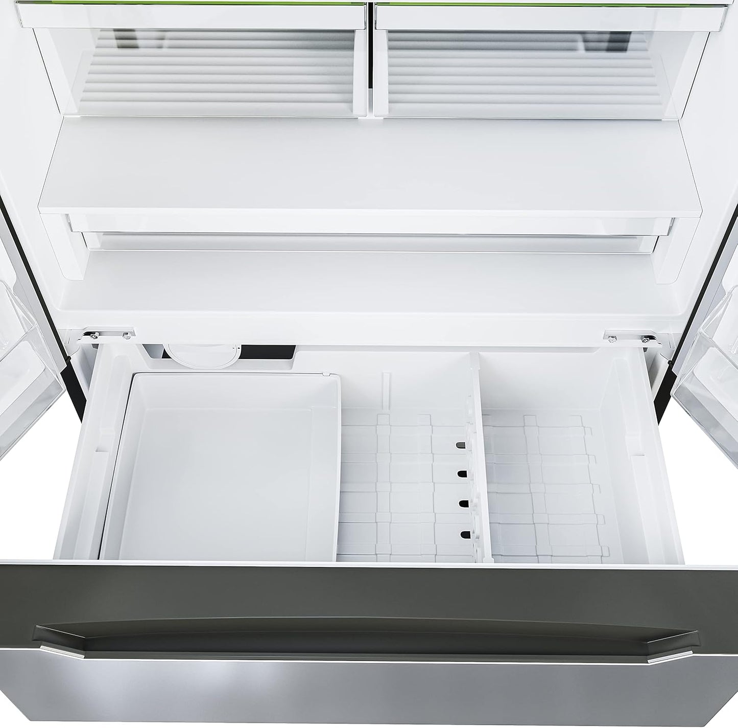 KoolMore RS-FR22 22.5 cu. ft. Stainless Steel French Door Refrigerator with Ice Maker
