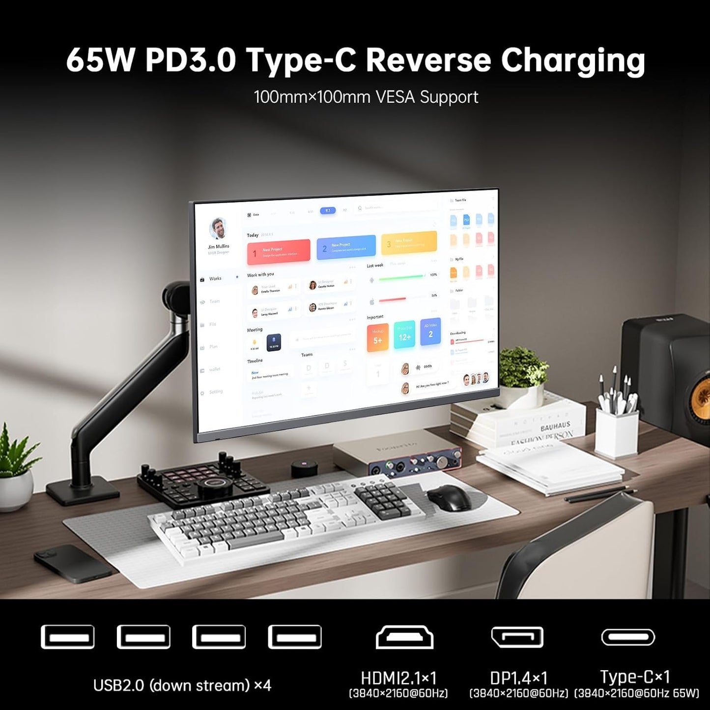 KTC 32-inch 4K UHD Smart Monitor with Google TV & HDR