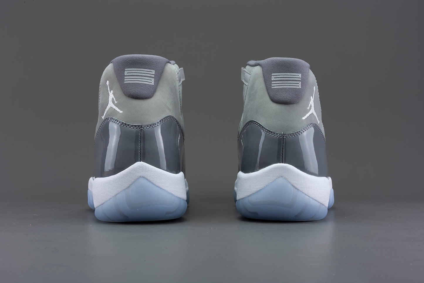 Nike mens Jordan 11 Retro shoes, Medium Grey/White-cool Grey