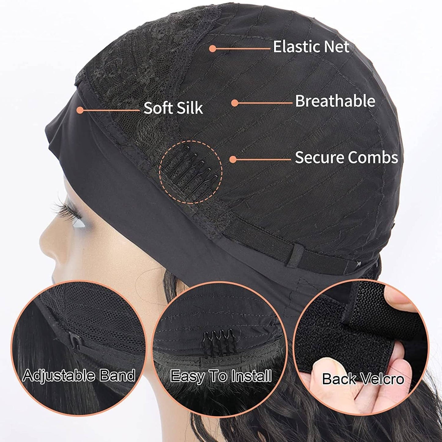Chic Short Curly Headband Wig – Effortless Synthetic Hair for Instant Style