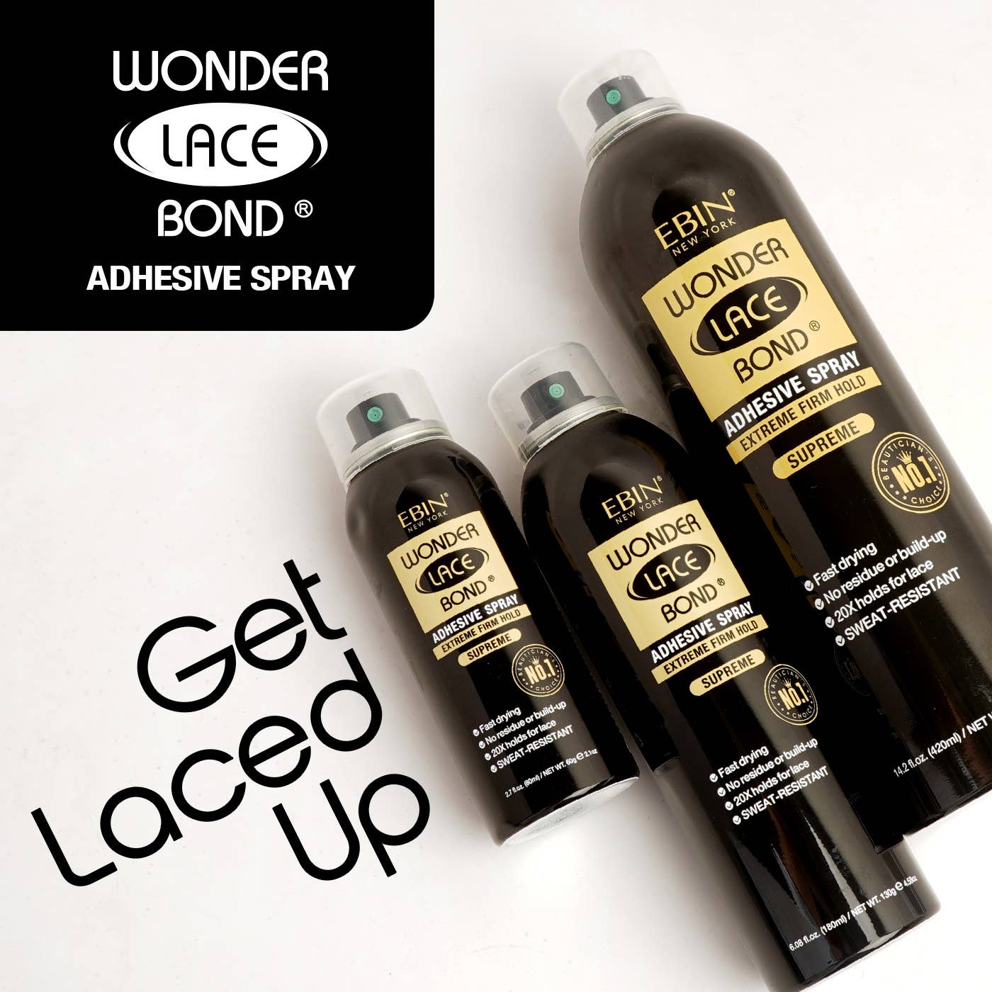 EBIN NEW YORK Supreme Hold Wonder Lace Bond Wig Adhesive Spray