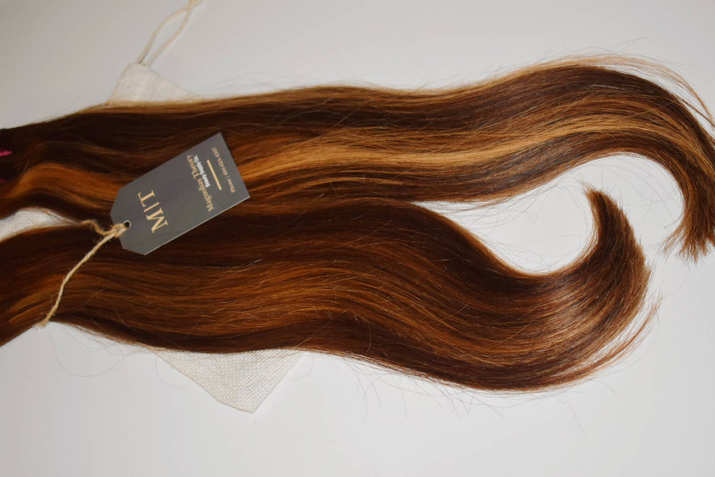 Luminous Highlighted P4/27 Virgin Human Hair Bundle, Straight Texture, Soft Body