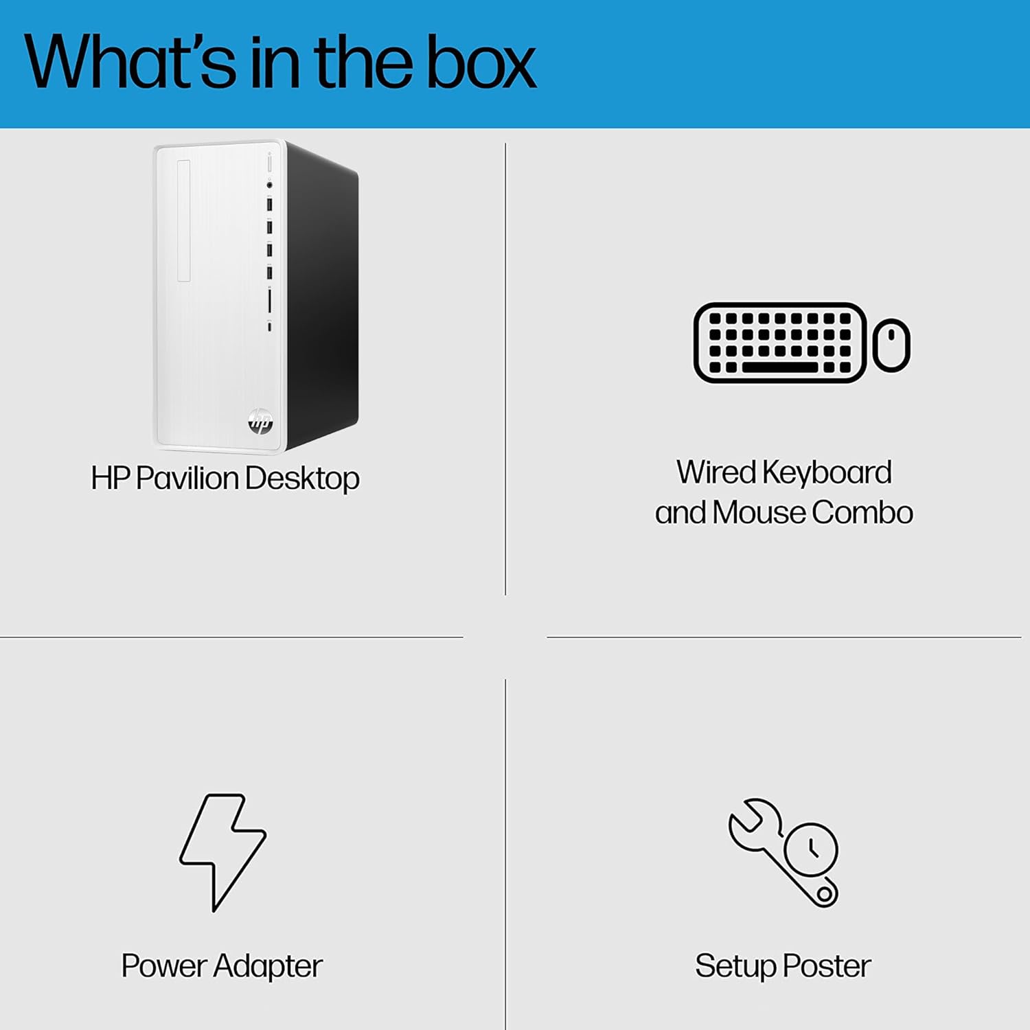 HP Pavilion i7 Desktop PC: 32GB RAM, 1TB SSD, Win 11 Pro