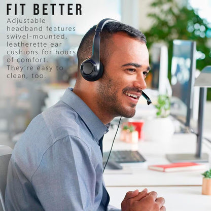 Logitech H390 Wired USB Headset with Noise-Cancelling Mic for PC Gaming & Meetings