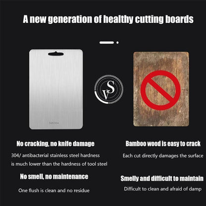 Premium Pure Titanium Cutting Board for Kitchen - Hygienic, Durable, Professional Grade
