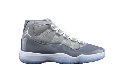 Nike mens Jordan 11 Retro shoes, Medium Grey/White-cool Grey