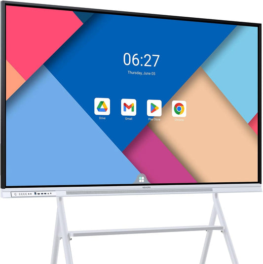 75 Inch 4K Google EDLA Smart Interactive Whiteboard Android 14 Wireless Casting