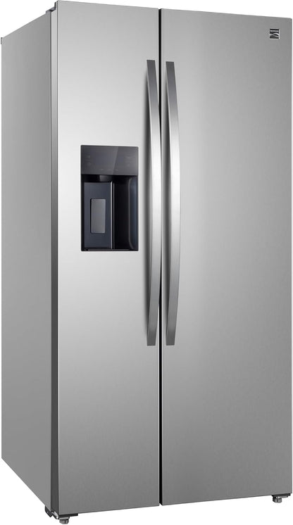 Kenmore 20 cu.ft. Counter-Depth Side-by-Side Refrigerator with Accela Chill, Ice & Water