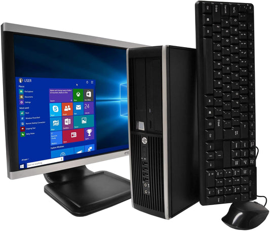 HP Elite Desktop PC: Intel Core i5, 8GB RAM, 1TB HDD, 19-inch Monitor, WiFi