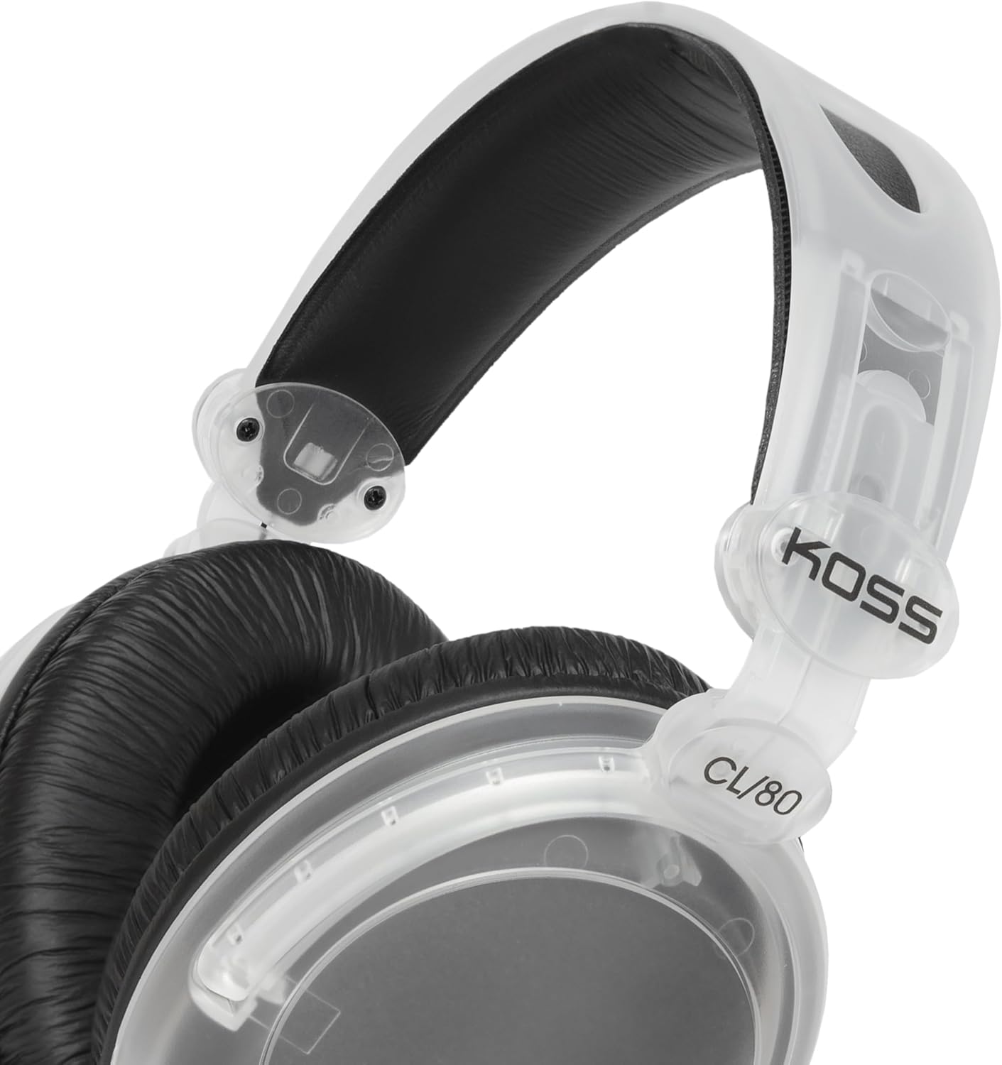 Koss CL/80 Over-Ear Headphones: Clear Retro Design, Crystal Sound, 3.5mm Plug