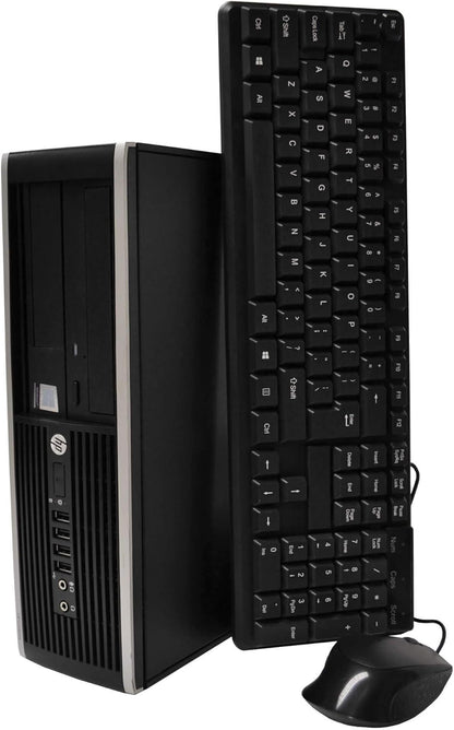 HP Elite Desktop PC: Intel Core i5, 8GB RAM, 1TB HDD, 19-inch Monitor, WiFi