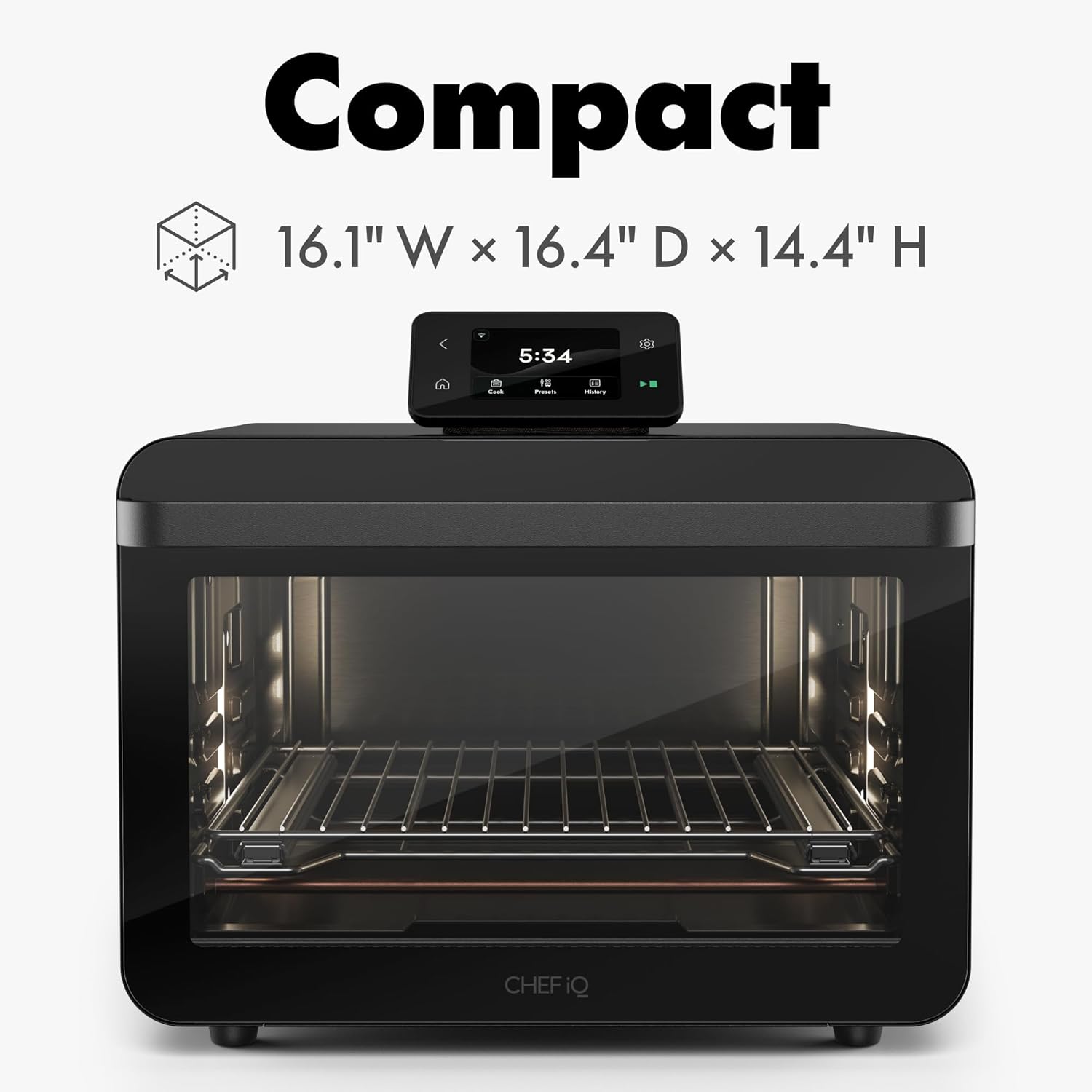 CHEF iQ Smart MiniOven: 11-in-1 Countertop Convection Air Fryer Toaster Oven
