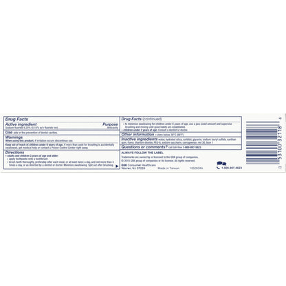 Aquafresh Cavity Protection Fluoride Toothpaste, Cool Mint, 5.6 ounce