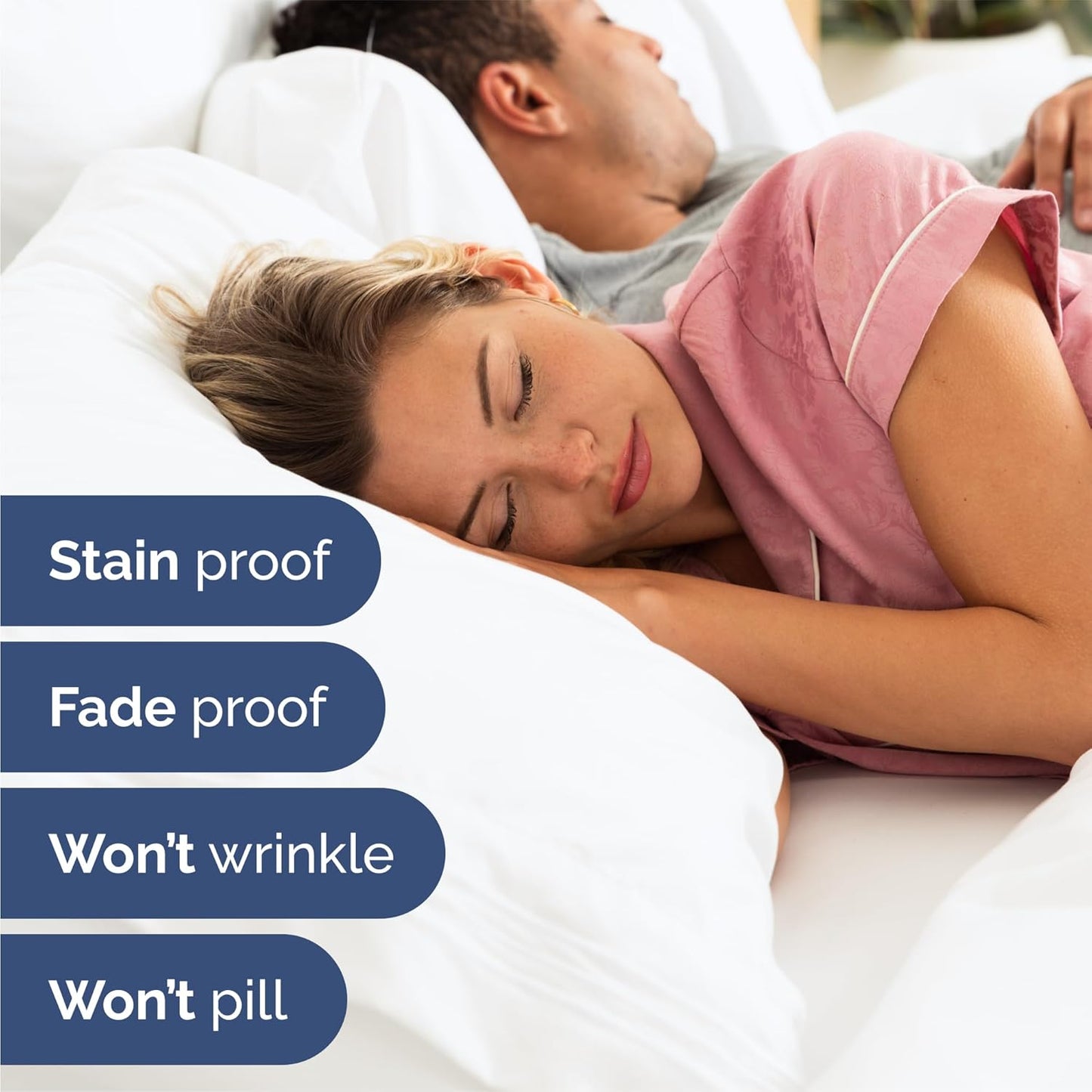 Luxury Queen 4-Piece Sheet Set: Breathable, Cooling, Deep Pocket Bedding