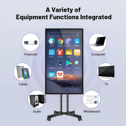 JYXOIHUB 49-inch Interactive Smart Board for Classroom & Live Streaming