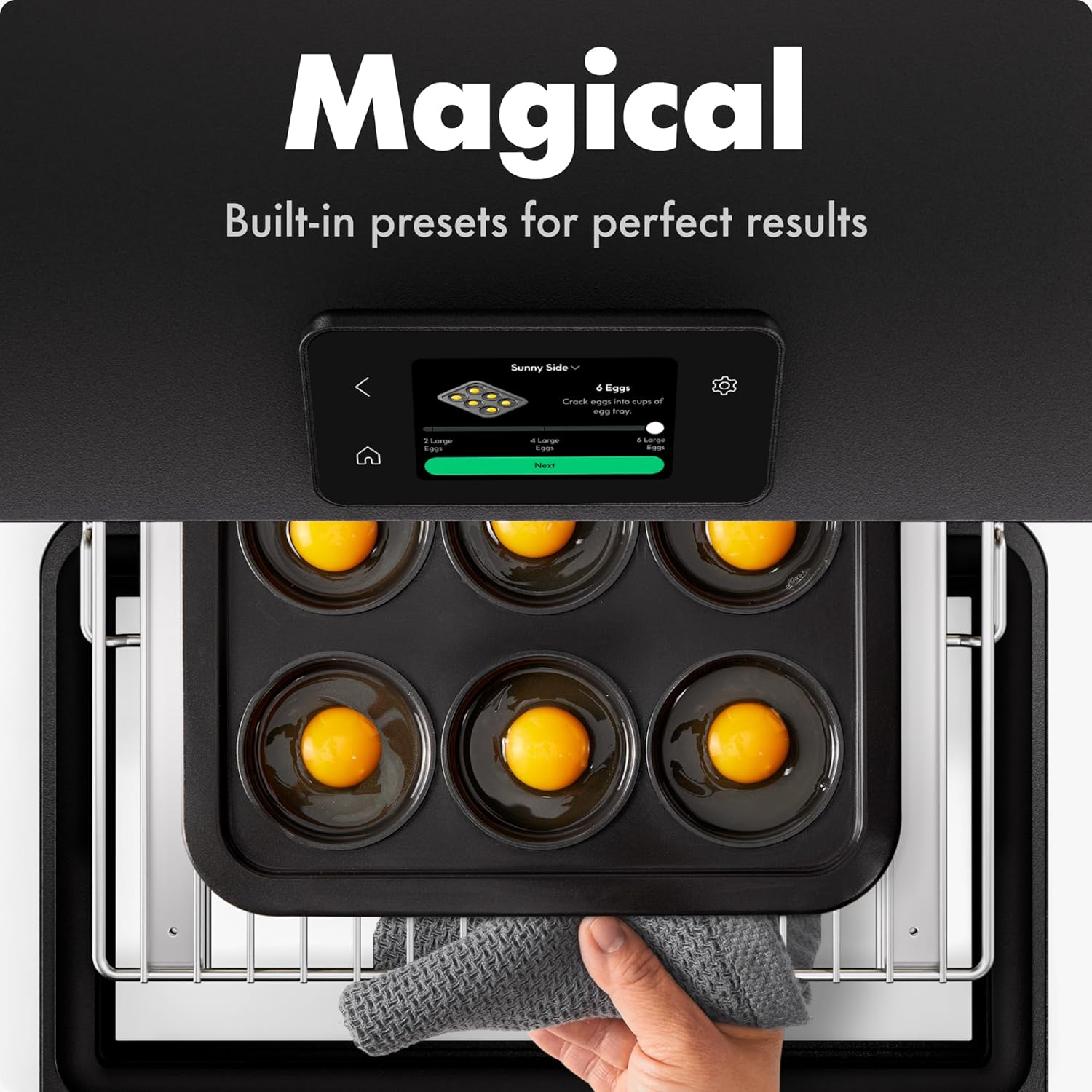 CHEF iQ Smart MiniOven: 11-in-1 Countertop Convection Air Fryer Toaster Oven