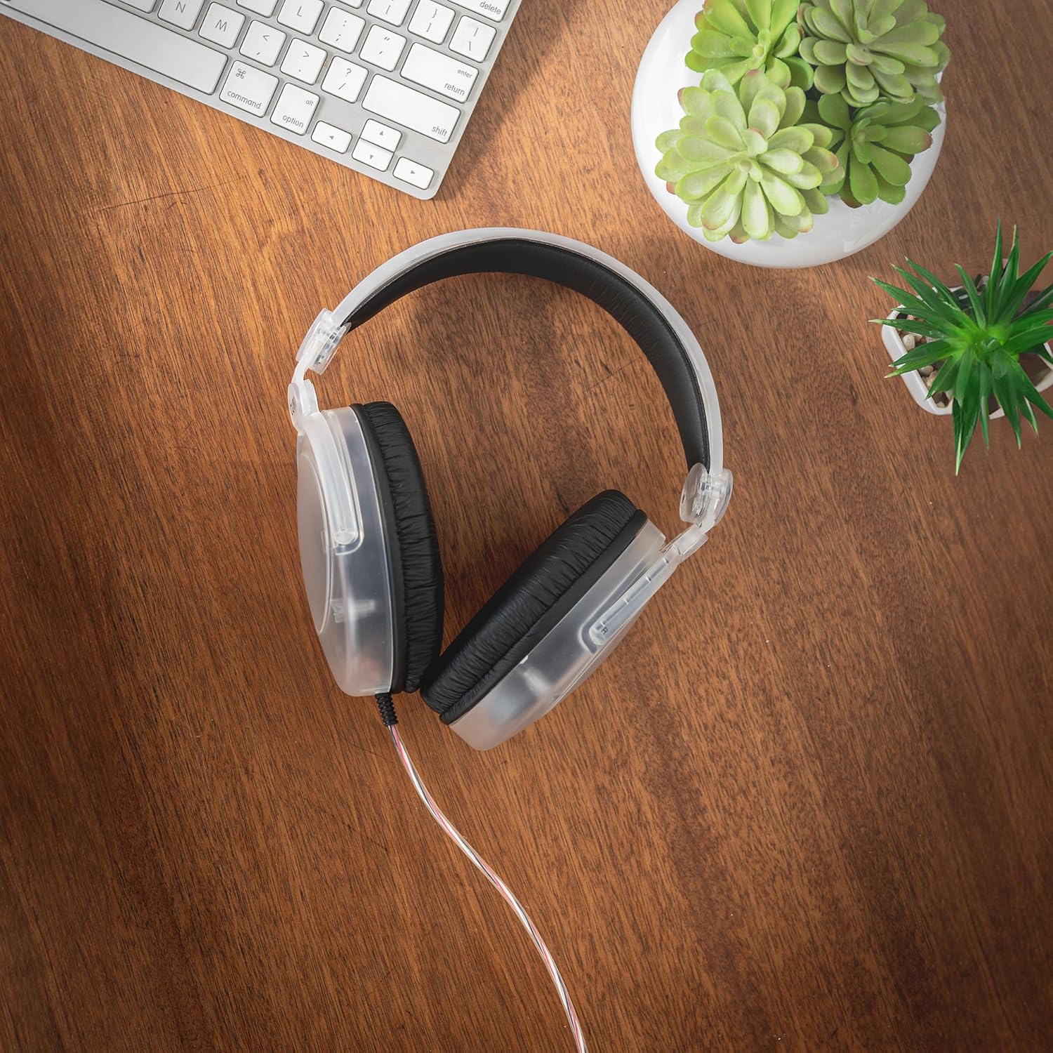 Koss CL/80 Over-Ear Headphones: Clear Retro Design, Crystal Sound, 3.5mm Plug