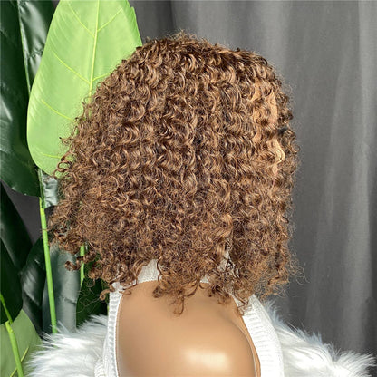 Premium Curly Synthetic Hair Wig for Women - Natural Look, Versatile Styling