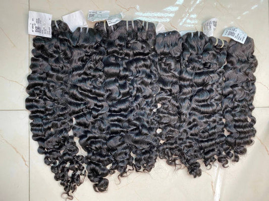 Luxurious Raw Vietnamese 2x6 Lace Closure - Natural Wave, Curly, Straight